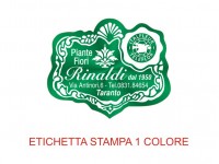 Etichette adesive per fioristi, fiorai e vivaisti (mm 38x31)  (cod.22G)